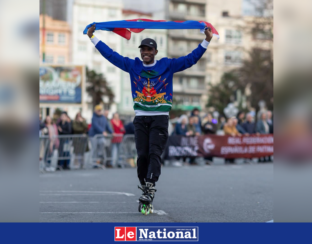 Le patineur haïtien Gesny Pierre-Louis en pole position pour les Championnats du monde de Singapour !